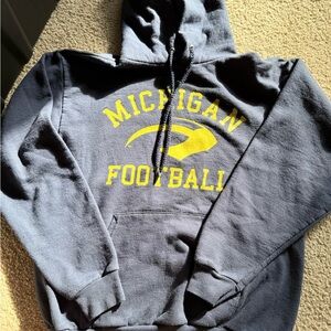 Michigan Football Navy Hoodie